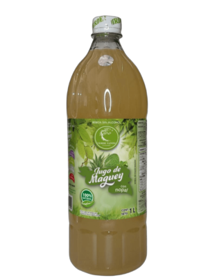 jugo de maguey con nopal
