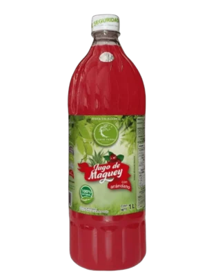 Jugo de maguey con arándano